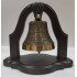 Колокол бронзовый на подставке "Святой Николай Чудотворец" d12 см, 1 кг