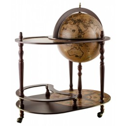 Глобус-бар напольный со столиком "Великие Открытия", d.42см