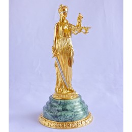 Статуэтка из бронзы "Богиня Правосудия Фемида"