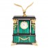 Декоративные часы из малахита "Горный орёл", высота 29 см