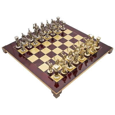 Шахматы из металла Античные войны
