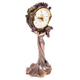Часы Veronese "Девушка и лотосы"