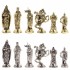 Настольные шахматы "Рыцари крестоносцы" доска 44х44 см из мрамора