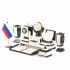 Настольный набор из мрамора "Престиж" с символикой России
