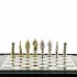 Подарочные шахматы "Великая Отечественная война" доска 50х50 см из змеевика