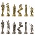 Настольные шахматы из камня "Посейдон" 32х32 см лемезит