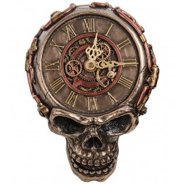 Часы настенные в стиле Стимпанк "Череп" WS-1066