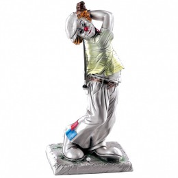 Подарочная Статуэтка Mida Argenti "Клоун-гольфист" h23 см.