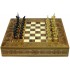 Шахматы исторические эксклюзивные "Бородино" с чернеными фигурами из цинкового сплава