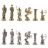 Декоративные шахматы из камня "Римские лучники" 28х28 см из мрамора