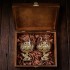 Набор из 2-х бокалов для коньяка Дракон на шаре в деревянной шкатулке