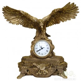 Каминные часы "Орёл с добычей Гранд"