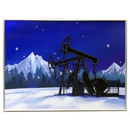 Картина Swarovski "Нефть"