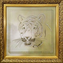 Картина сваровски "Знак зодиака тигр" 65х65