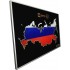 Картина Сваровски "Карта России с логотипом"