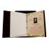 Родословная книга кожаная обложка с росписью (в футляре с бархатным ложементом)