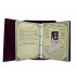 Родословная книга кожаная обложка с оплеткой (в футляре с бархатным ложементом)