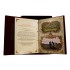 Родословная книга кожаная обложка с росписью (в футляре с бархатным ложементом)