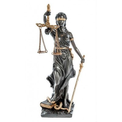 Бронзовая статуэтка "Фемида-богиня правосудия"