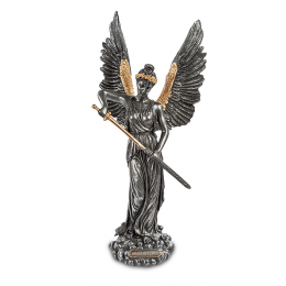 Статуэтка Veronese "Ангел Мира" (black/gold)