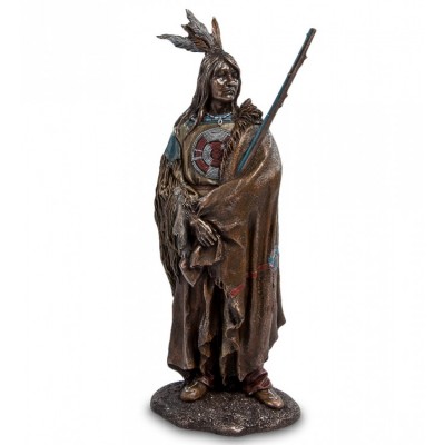 Статуэтка Veronese "Индеец с ружьем" (bronze)