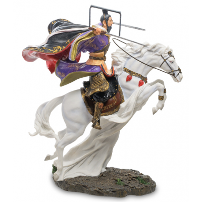 Статуэтка Veronese "Китайский воин на коне" (color)