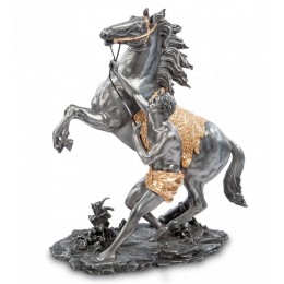 Статуэтка Veronese "Конь Марли (скульптура Гийом Кусту)" black/gold