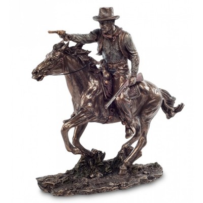 Статуэтка Veronese "Ковбой на коне" (bronze)