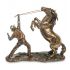 Статуэтка Veronese "Ковбой, укрощающий лошадь" (bronze)