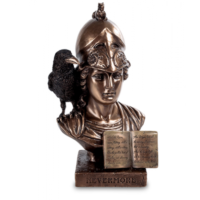 Статуэтка "Ворон" (Nevermore. Эдгар По) (bronze)