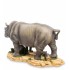Статуэтка Veronese "Носорог с детенышем" (color)