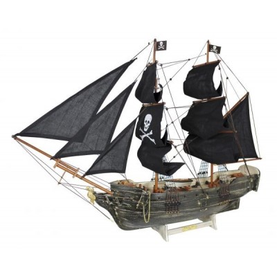 Модель парусного пиратского корабля, "Black Pearl" (Черная Жемчужина) 78 см.