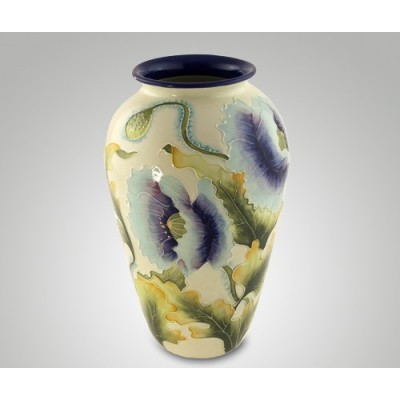 Декоративная керамическая ваза для цветов "Небесные цветы" выс.30см