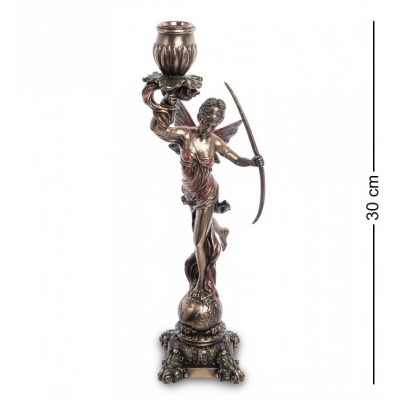 Статуэтка-подсвечник "Диана - богиня охоты женственности и плодородия" (Veronese) WS-979