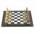 Шахматы "Римские" бронза мрамор  40x40см