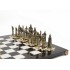 Шахматы "Русские" бронза мрамор  40x40см
