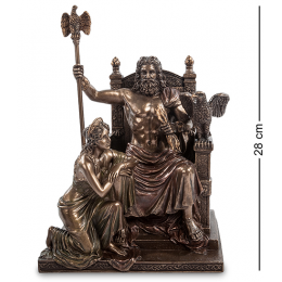 Статуэтка Veronese "Зевс и Гера на троне" 28см