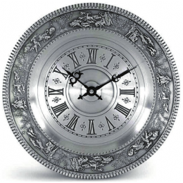 Декоративные настенные часы из олова "Jennerwein" d26см