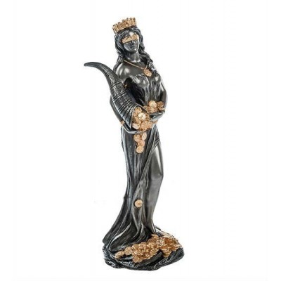 Бронзовая статуэтка Veronese "Фортуна" (black/gold)