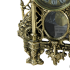 Часы каминные металлические с канделябрами Кафедральные