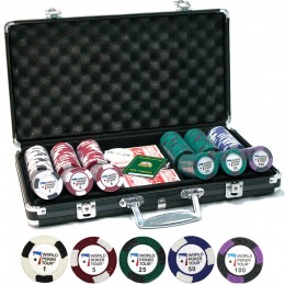 Набор для покера 300 фишек "World Poker Tour"