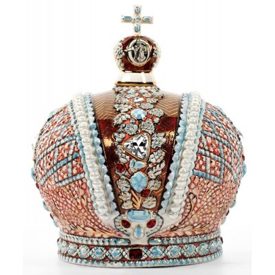 Подарочный штоф "Корона Российской Империи" со стразами