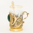 Чайный набор из малахита "Бриджида" 115х75х12мм