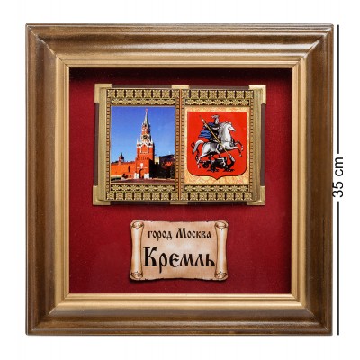 Панно "Москва Кремль" бол. 35х35
