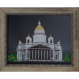 Картина с кристалами Swarovski "Исаакиевский собор в Санкт-Петербурге"