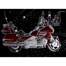 Картина Swarovski "Мотоцикл"