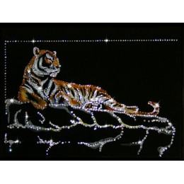 Картина Swarovski "Тигр "Шерхан""