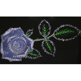 Картина с кристалами Swarovski "Цветок розы"