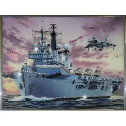 Картина с кристалами Сваровски "Военный корабль"