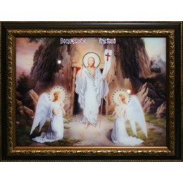 Картина с кристалами Swarovski "Воскресение Христово"